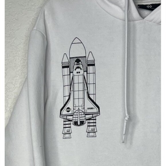 NASA Kennedy Space Center Hoodie Sweatshirt Sz S Adult Graphic print - Picture 3 of 12